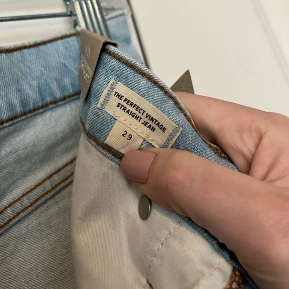 NWT Madewell The Perfect Vintage Straight Jean Size 29 - Picture 6 of 16
